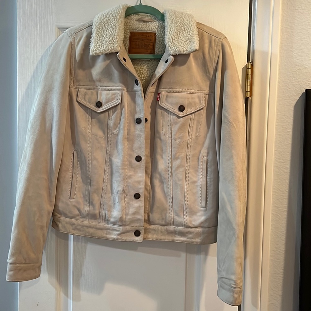 Levi Strauss Sherpa Lined Bomber Jacket